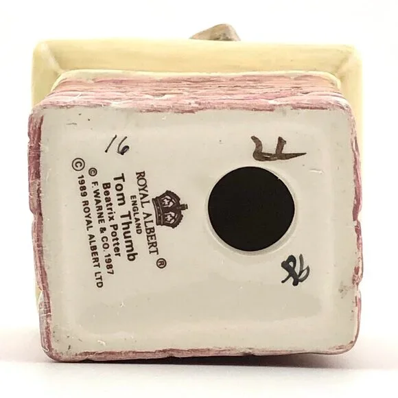 Royal Albert Beatrix Potter Tom Thumb Mouse Figurine Porcelain England Vintage - Picture 13 of 15